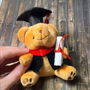 5for$10 Graduation Bear Keychain Pendant Bear Doll Hanging Ornament